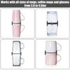 6Pcs Coffee Mug Holder Adjustable Drinkware Stacker Organizer Stackable Coffee Cup Organizer Kitchen Cup Storage Organizer for C