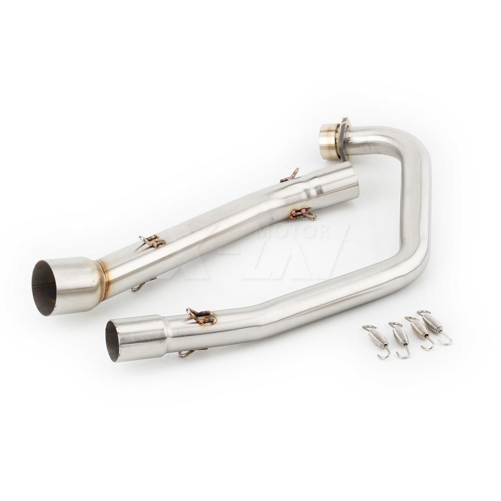 For Keeway RKS 125 / Sport 2012 2013 2014 2015 2016 2017 RKS125 Escape Motorcycle Exhaust Muffler Link Pipe Slip-on