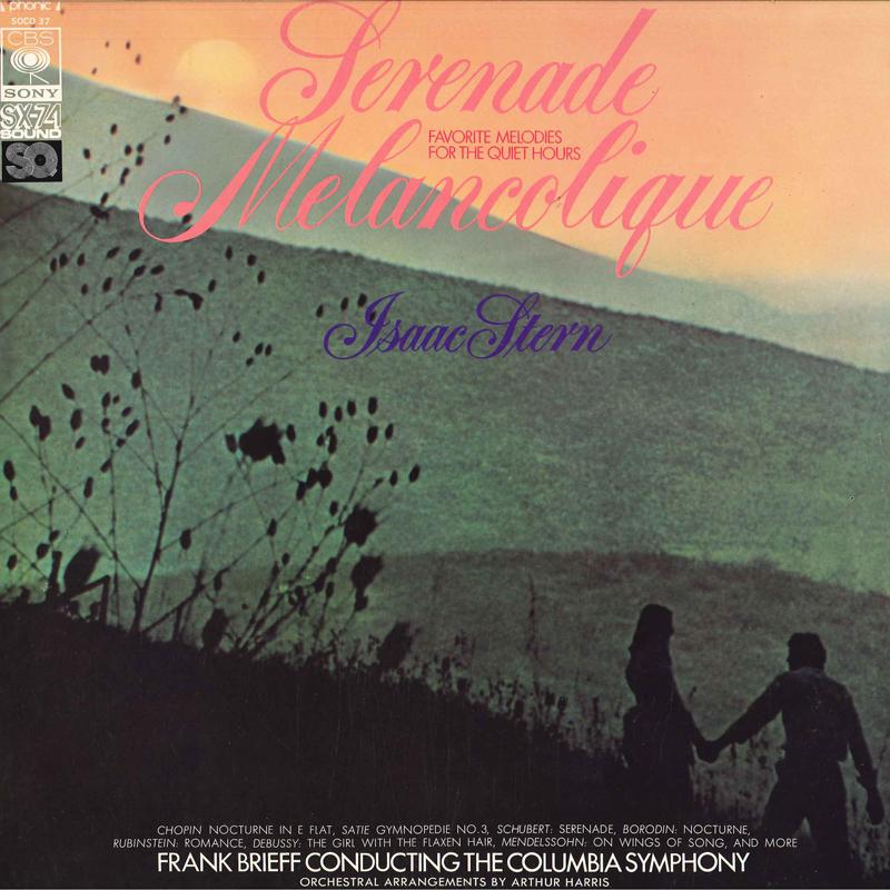 

LP Record ISAAC STERN - Romance SOCO37 CBS/Sony 1972 Japan Classical Used