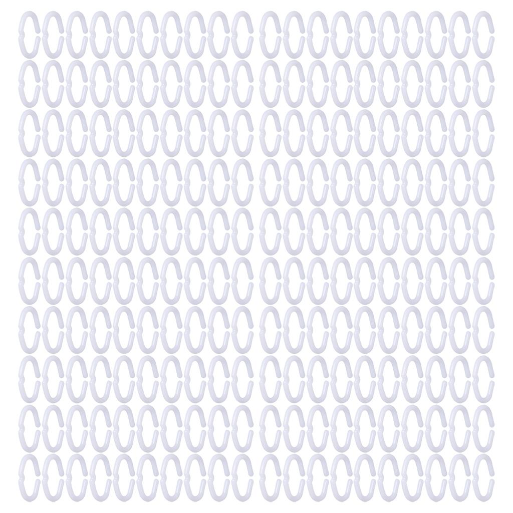 200PCS PP Plastic Chicken Beak Clasps Reusable Rooster Mouth Snap Ring Poultry Farming SuppliesS