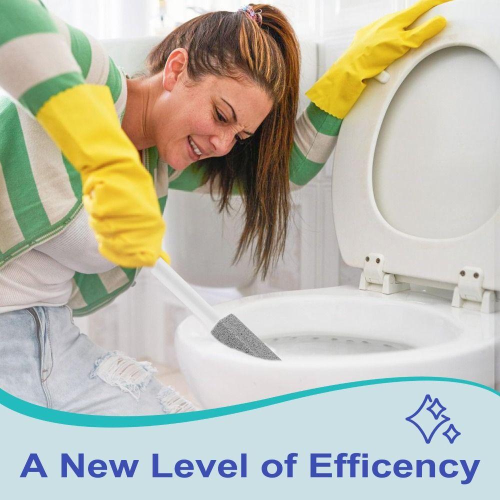 4PCS No Touch Pumice Stone Toilet Bowl Cleaner Toilet Pumice Stone  Cleaning Toilets