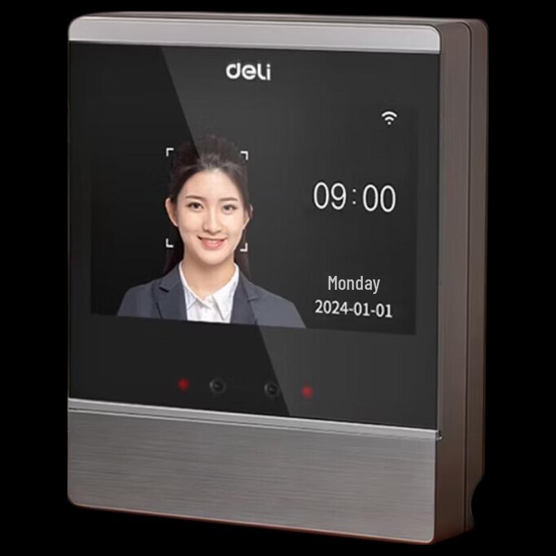 Deli DL-D2 Smart Face Recognition Attendance Machine CN Plug (adapter Included)