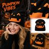 Halloween Pumpkin Knit with - Warm Pullover Hat for Fall and Winter