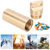 Portable Tablet Container Waterproof Pill Case Durable Pill Container  EDC Tool