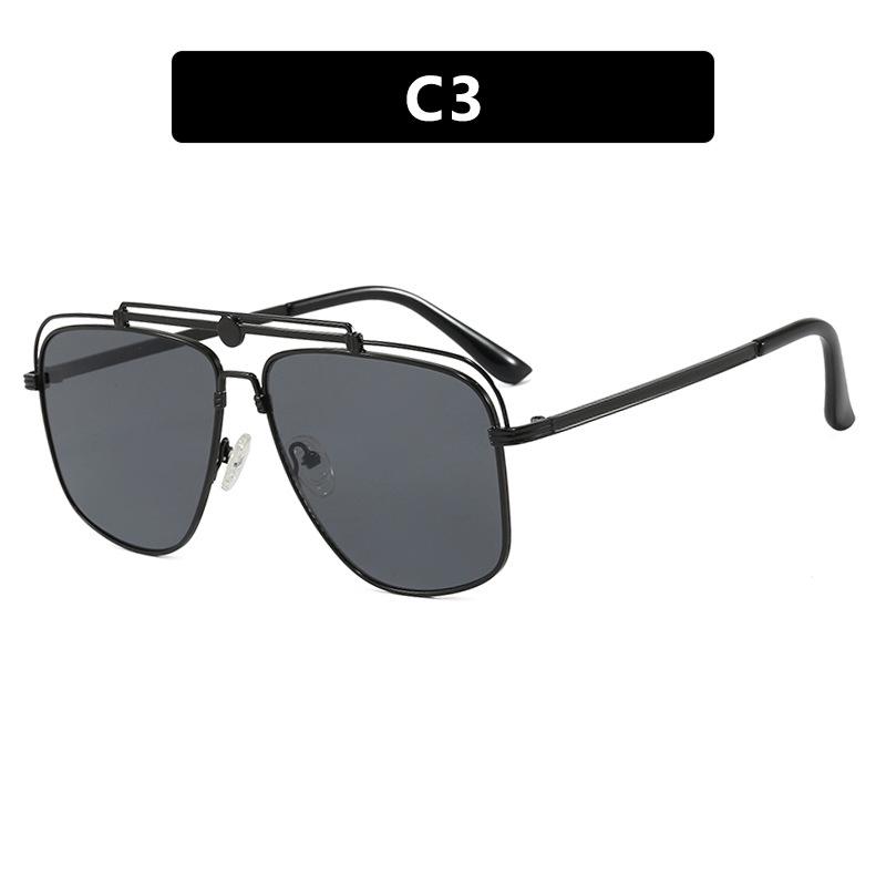 Vintage Fashion Woman and Man Sunglasses Active Orange Color Full Frame Multi Color Eye Wear Luxury Style