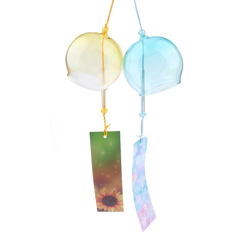 Wind Bells  Handmade Glass Wind Chime Birthday Gift Christmas Gift Home Decors Wind Chimes Japanese Style