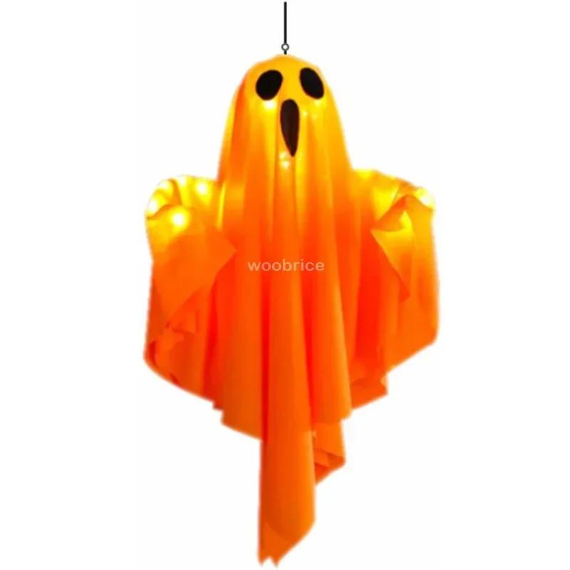 LED Flying Ghosts Halloween Hanging Decorations for Indoor & Outdoor Glow In The Dark for Front Yard Porch Tree Battery Operated