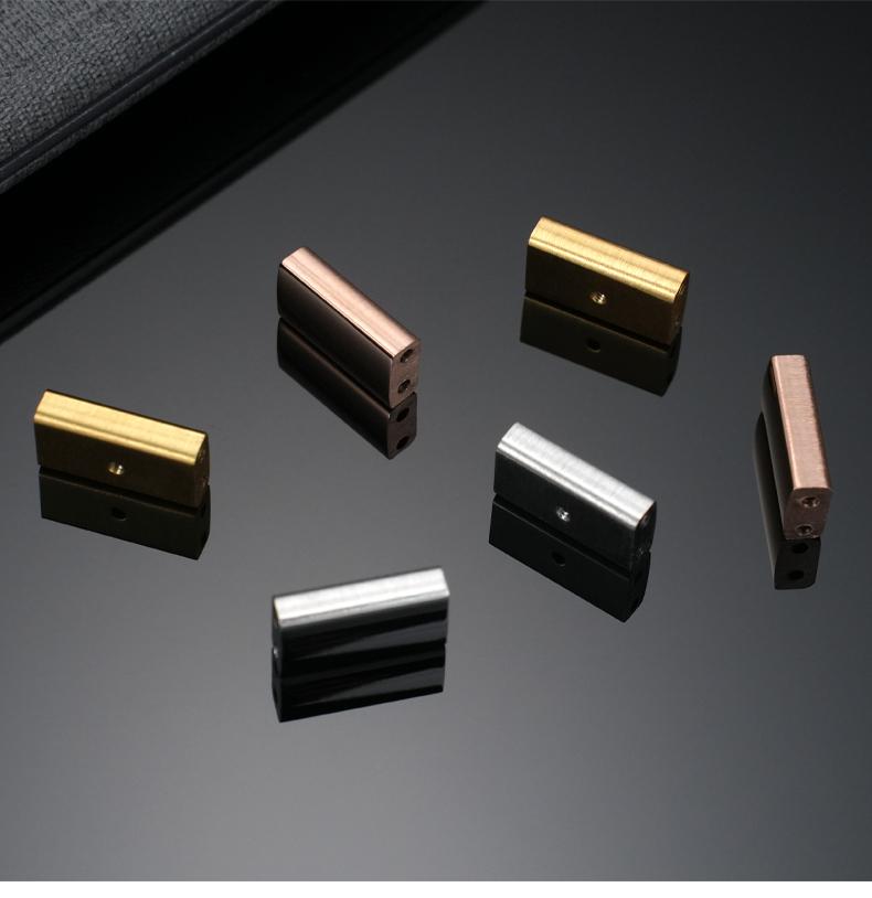 Metal interface For Patek Philippe Nautilus 5711 5712 Steel Watch Modified belt rubber Strap Steel Grain Head Grain Link Rod