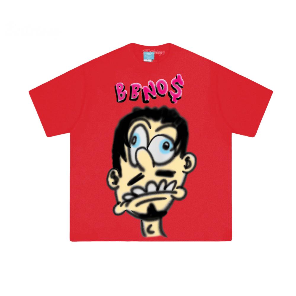 

Long Spray Tee LIMITED EDITION Summer Dave Tee-shirt Bbno$ Singer s Style Cotton Female/Male Tops XXL червоний