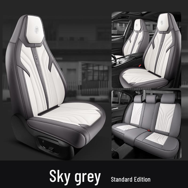 Leather Headrest Car Seat Cushion for BYD Dolphin, Song, Qin Plus DMi Pro EV - Universal Fit