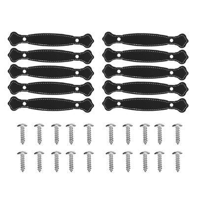 Leder Tür zieht Griffe für Schrank Küche Schrank Möbel Griffe Kleiderschrank Schublade