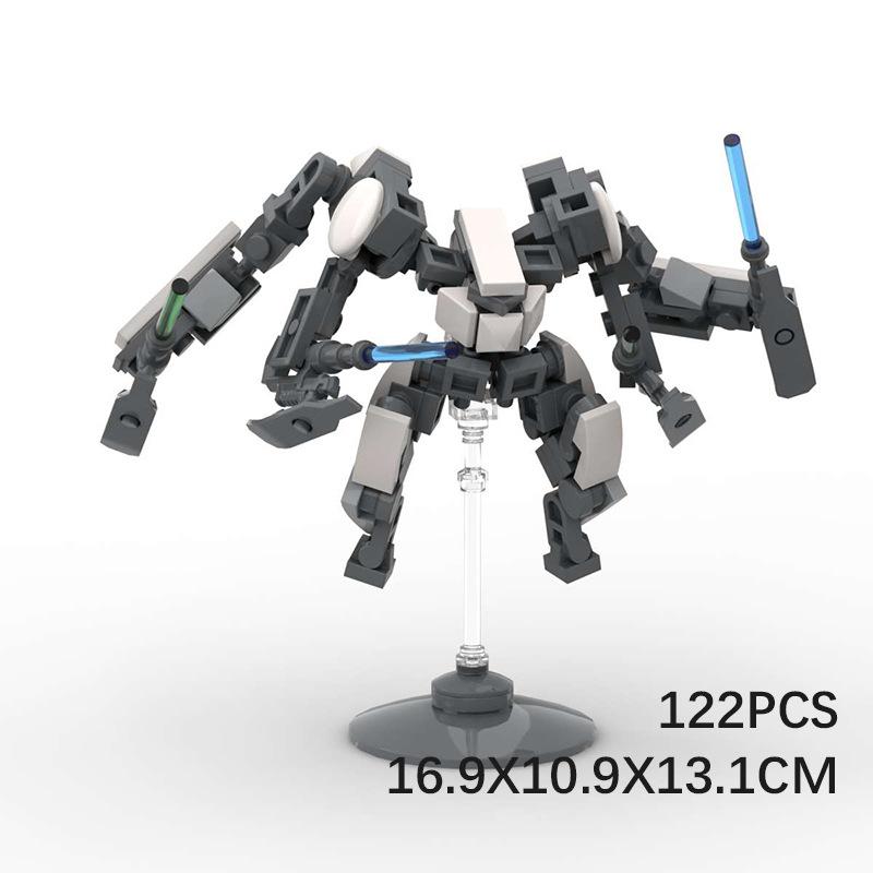 MOC Building Blocks Compatible with Small Mecha Exoskeleton Robots Puzzle Figurines Children Toy