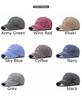 1 Pc Wave Ripple Embroidery Baseball Cap Solid Color Washed Cotton Dad Hats Simple Vintage Hip Hop Hats For Women Men