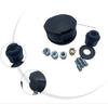 Trimmer Head Replacement Kit for 230 for 225 for 210 with 9 Piece Accessory Set for Speed Feed 400 Bump Feed Black