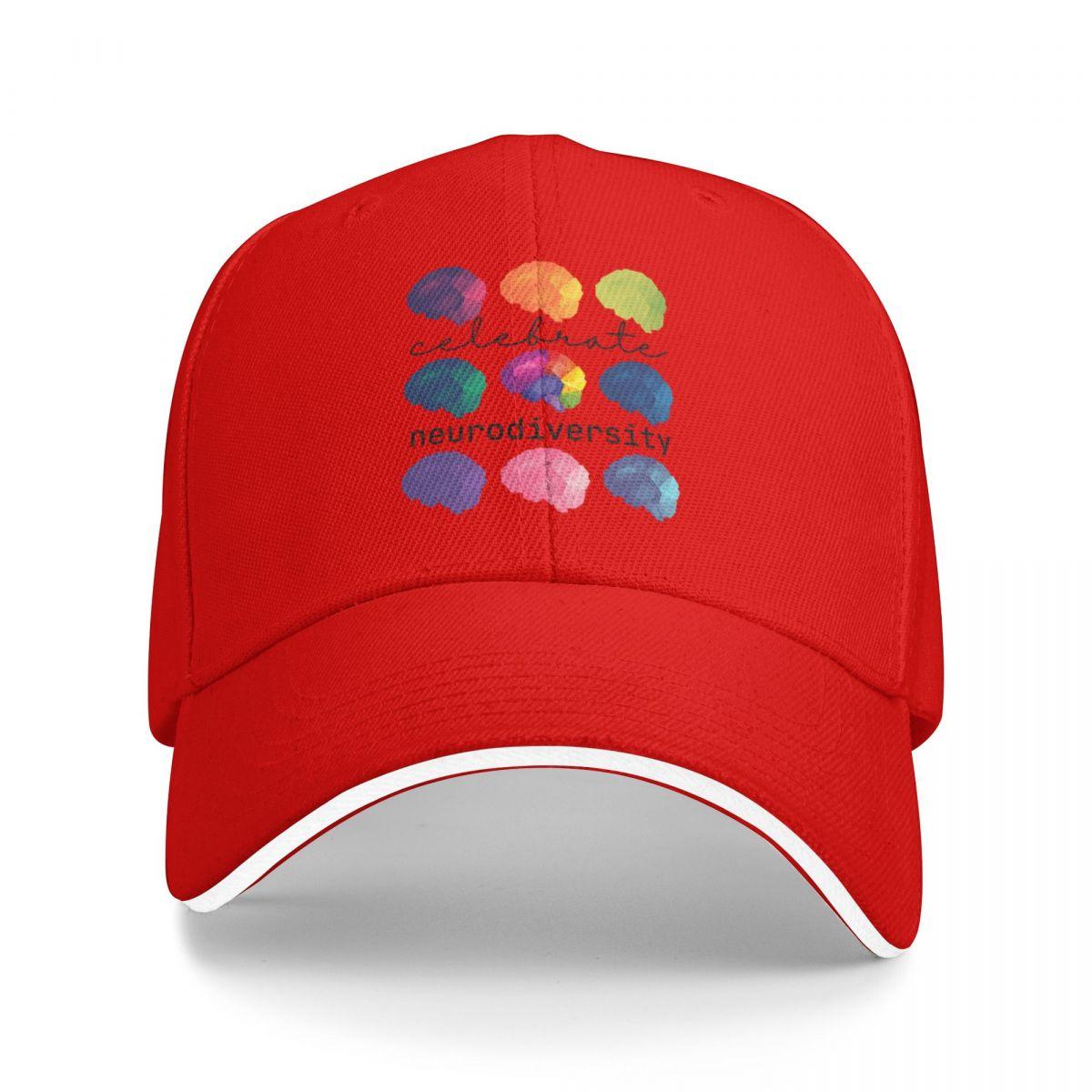 celebrate neurodiversity Baseball Cap Hat Baseball Cap Rave funny hat Streetwear For Women Unisexs