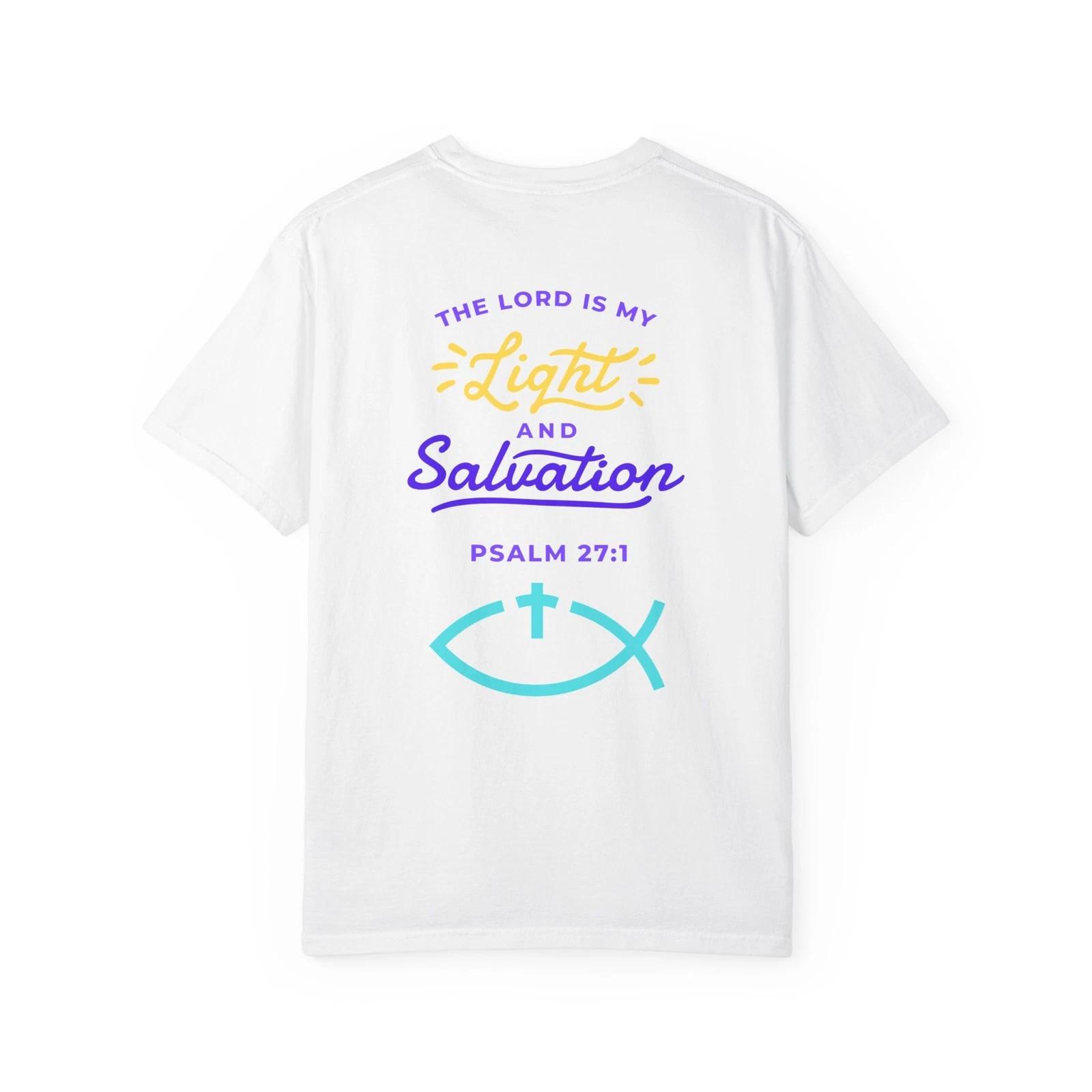 Faith-Inspired Garment-Dyed T-Shirt, Christian Tee M