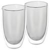 2x Szklanka Termiczna Podwójna Ścianka Do Kawy Herbaty Latte Napojów 460 Ml