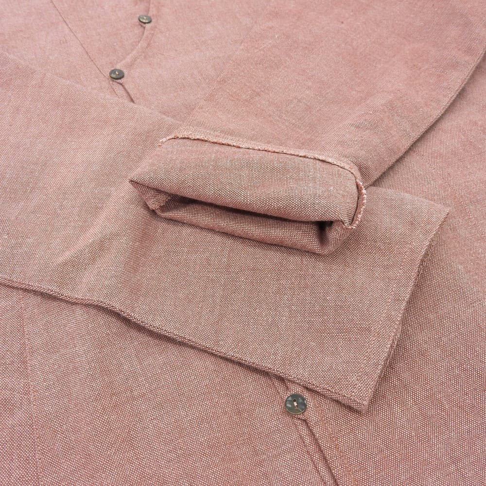 JURGEN LEHL Women's Indian Cotton Khadi Dress, Terracotta, Size M, 25cm, Stainless Steel dress M terracottaUsed