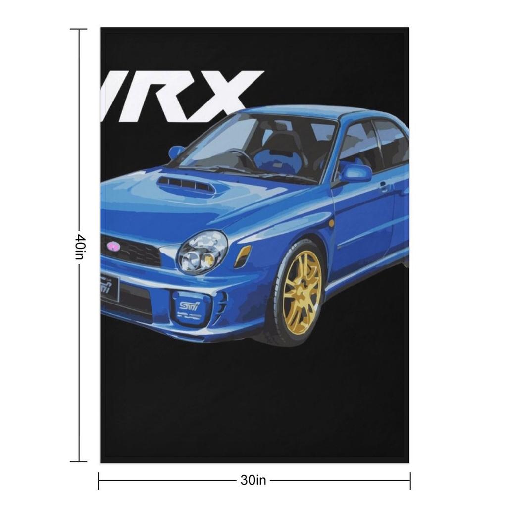 JDM WRX GDB Bugeye RALLY BLUE Throw Blanket Beautifuls christmas gifts Flannels Decorative Sofa Blankets