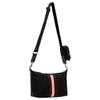 Bally Code Logo Leather Crossbody Bag Men Bags Black 6311760