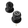 Keypad Door Knob with Lock and Key Round   Electronic Entry Door Knob Lock for 35‑55MM Thickness Door Apartment   Garage