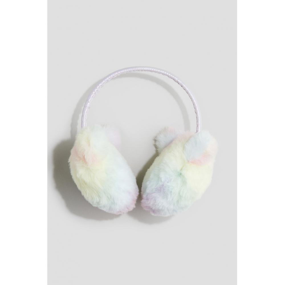 

Пушистые наушники HM Light Pink Rainbow Gradation