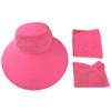Women Summer Simple Large Brim Anti-UV Beach Cap