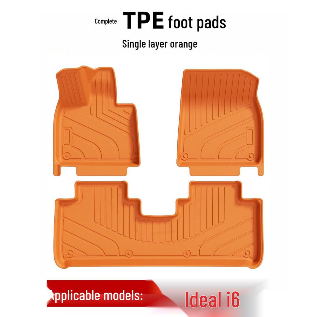 Ideal I6 Car Floor Mats & Trunk Mat - TPE Black, Fits 25 Models