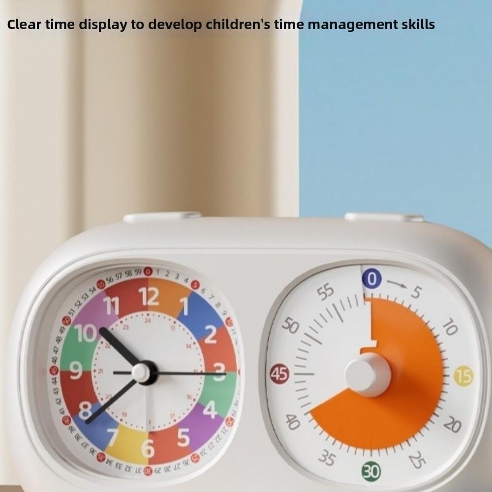 Dual Screen Dual Screen Visual Timer Timer Reminder Self Discipline Tool Kitchen Timer Silent 60-Minute Student Table Clock Home