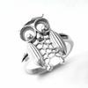 Owl Ring, Unisex Ring,  Animal Jewelry, Silver Charm Jewelry, Handmade Jewelry, Silver Ring