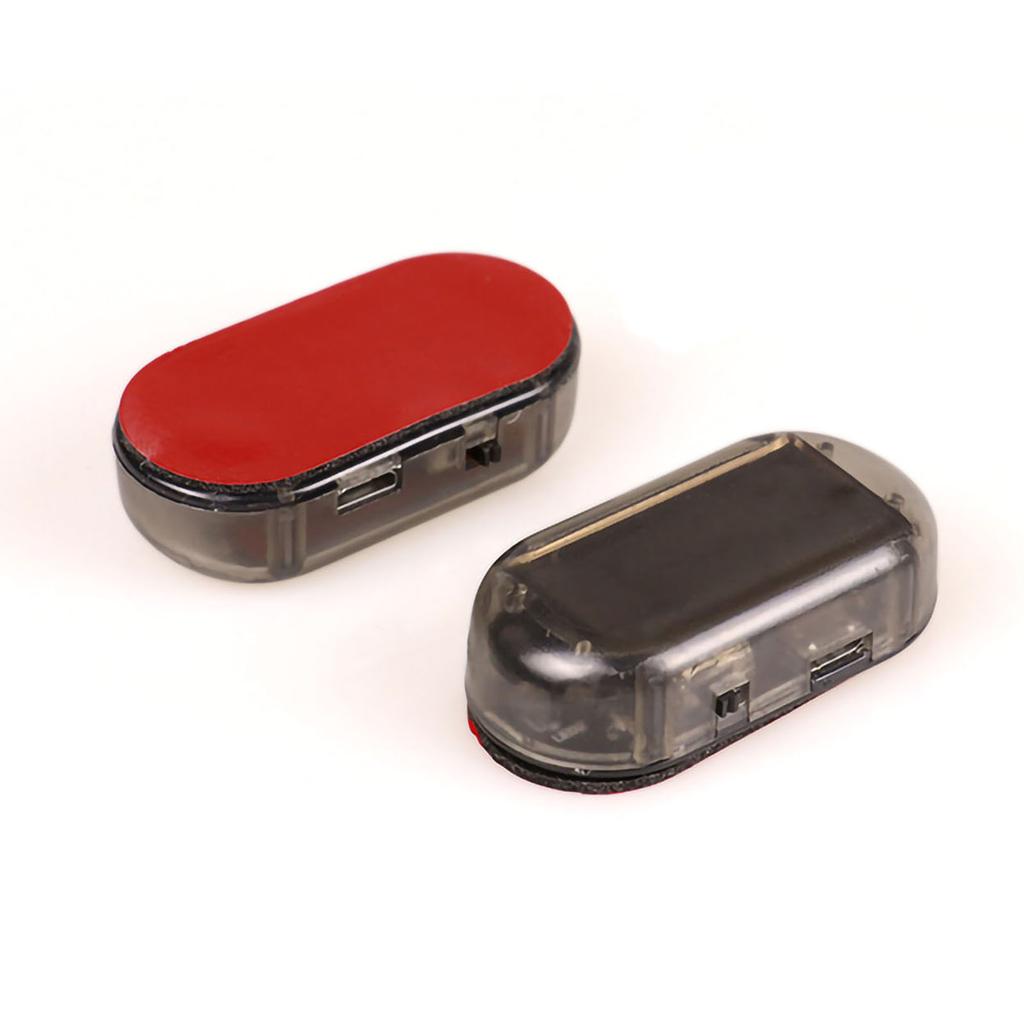 Solar Power Simulated Dummy Alarm Anti Theft Fake Warning LED Flash Light   for Car
