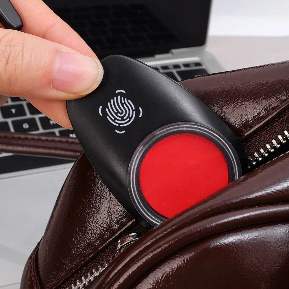 Clear Stamping Thumbprint Ink Pad Anti-Fake Red Stamp Pad Mini Finger Signature Inkpad  Contract