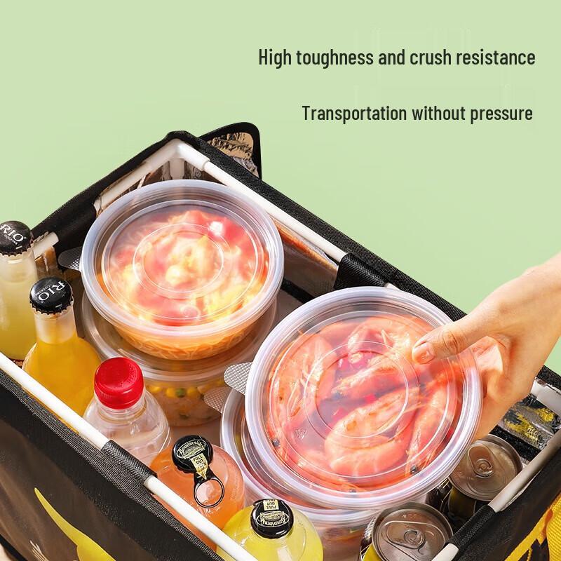 Meiliya Mikrowellengeeignete Einweg-Lebensmittelbehälter-Schüsseln mit Deckeln