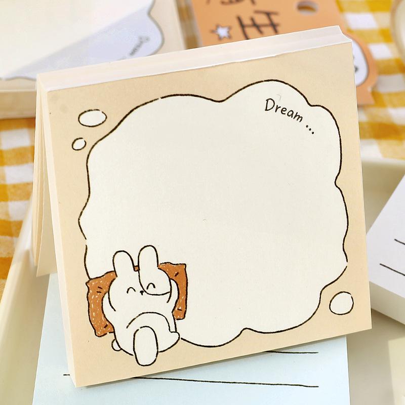 100 Lived-in Series Fun Anime Illustration Sticky Notes – Journal Decoration Material