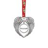 Photo Frame Pendant Angel Wings and Heart-shaped Valentines Day Christmas Party Holiday Party Props Christmas Tree Ornaments