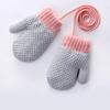 eigenn Mittens with Thick Warm for Boys and Girls Ages Perfect for Playing in the Going to and as a Baby Gift Children's Drawstring, Fleece-Lined,