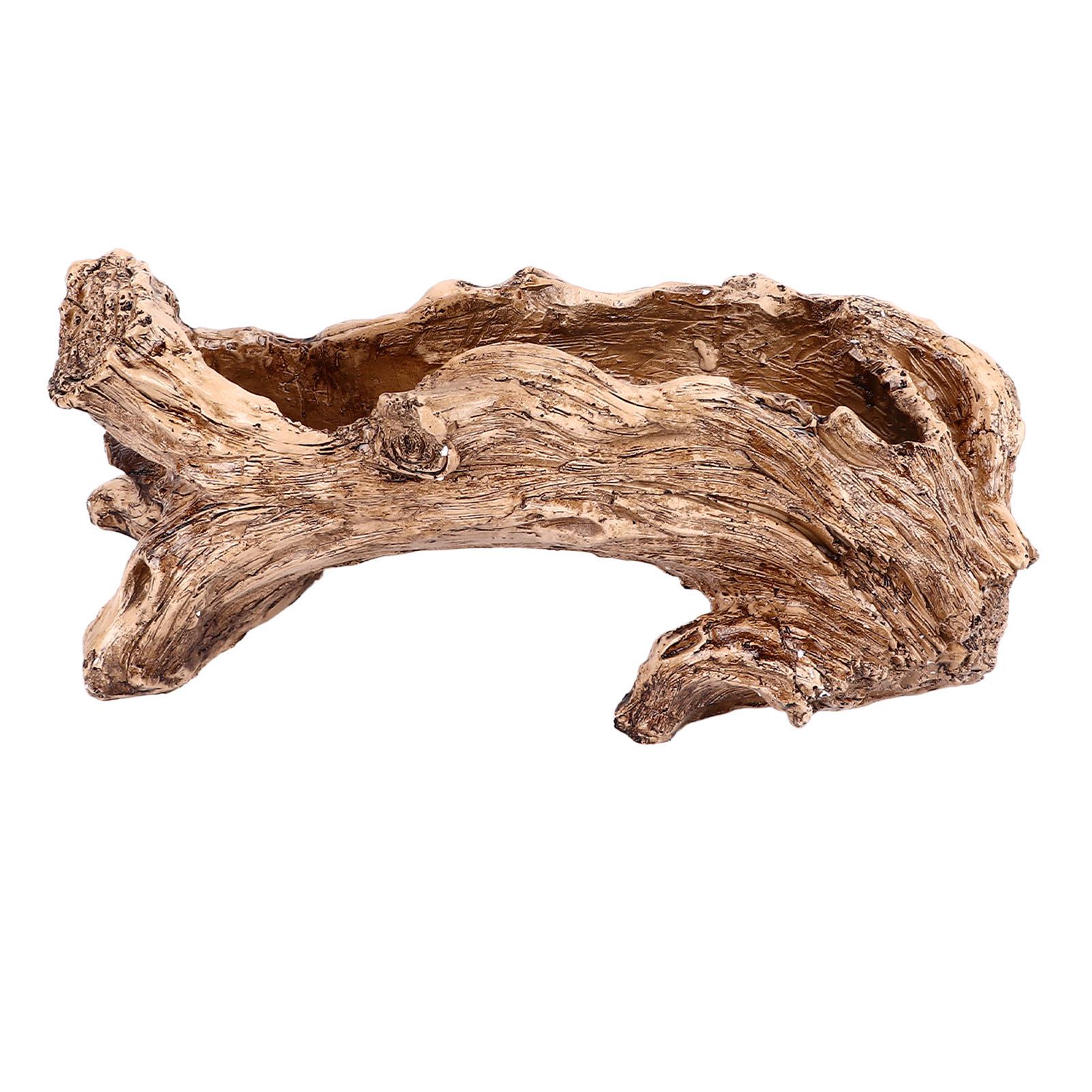 

Искусственная коряга, кашпо из смолы для суккулентов, винтажный пень с корнями дерева, контейнер для цветов, горшок для дома