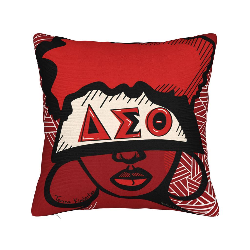 D-Delta Sigma Theta Pillowcases Morden Pillow Case For Sofa Home Decoration Print Pillow Cover