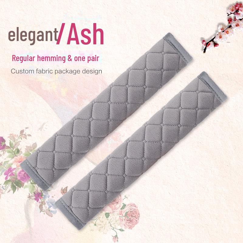 Prodloužený zimní plyšový pár ramenních krytů bezpečnostních pásů do auta: Teplý a pohodlný upgrade od výrobce