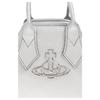 VIVIENNE WESTWOOD Yasmine Classic Brand Logo PU Crossbody Handbag Women Handbags Silver 5C010006WS000DQ401