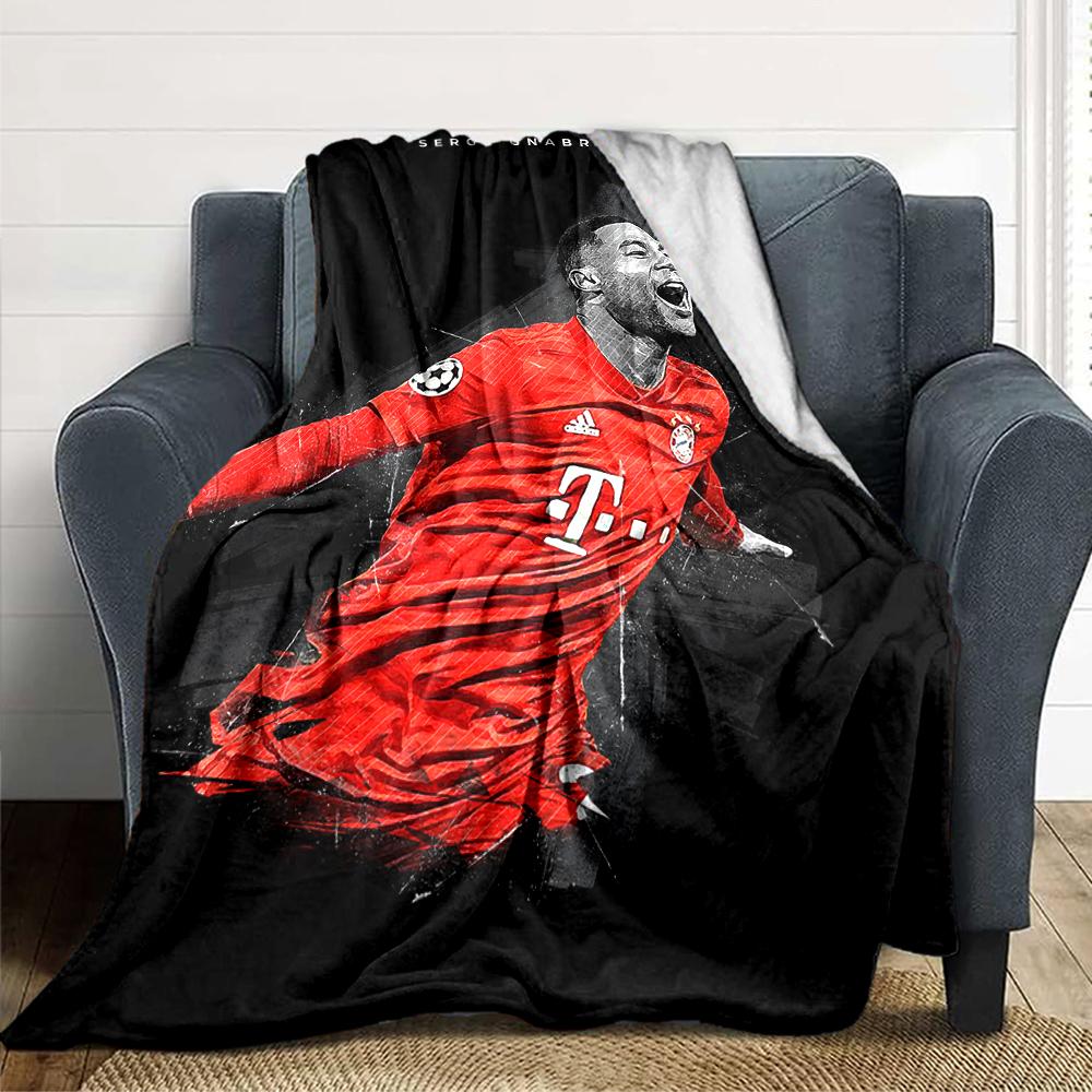 Soccer Celebration Moment Blankets Flannel Printed Breathable Warm Throw Blanket for Home Office Bedspreads 0708a70