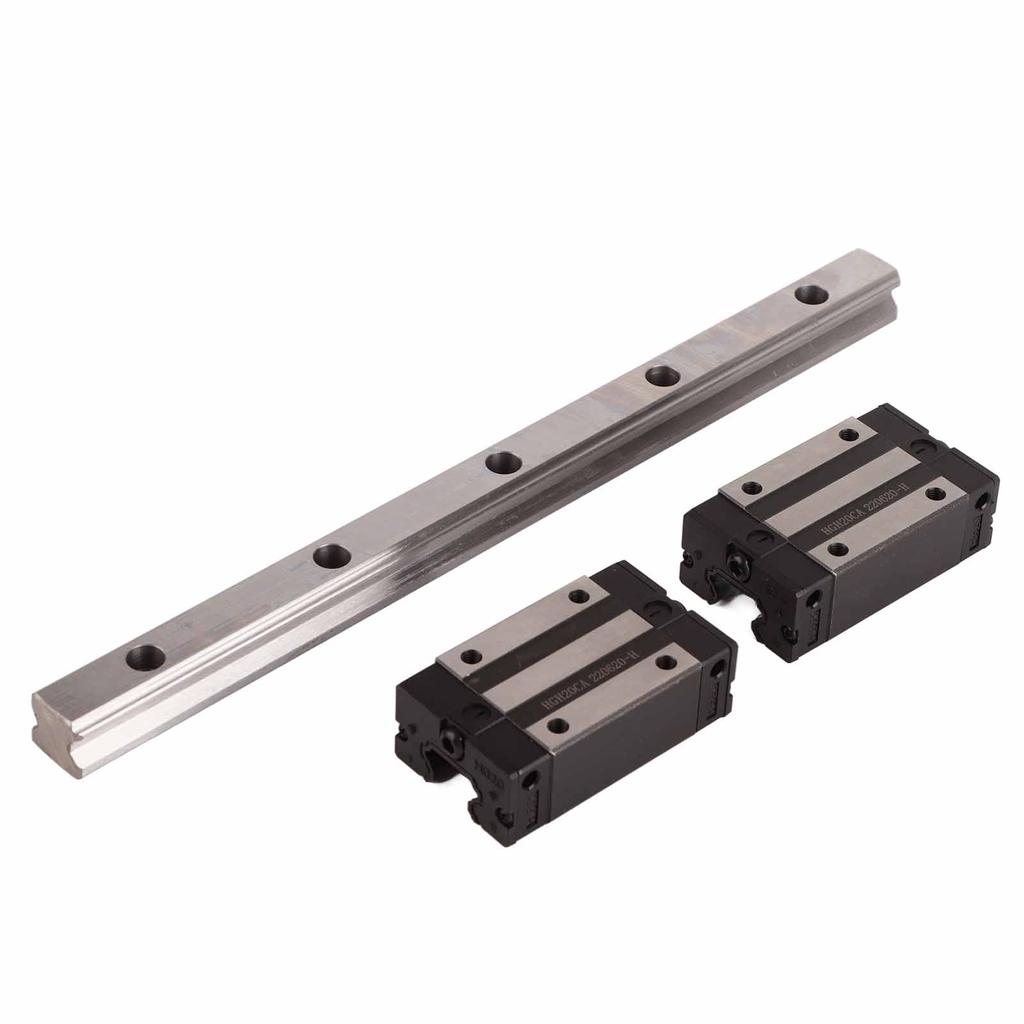 1pc HGR20‑300mm Linear Guide Rail + 2pcs Carriages Bearing Block Slider