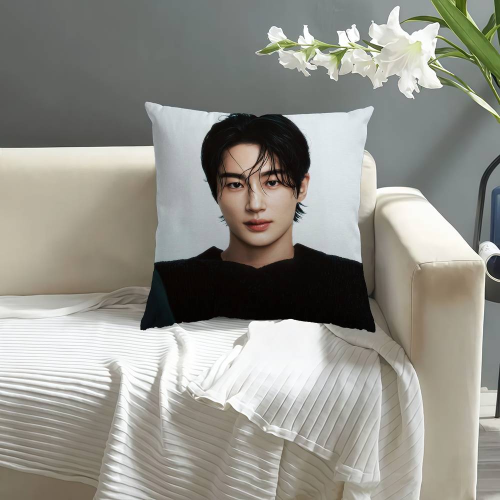Celebrità Coreana Byeon Wooseok Copricuscino Federa Cuscino Decorazione Federa Cuscino Stampata Per Divano