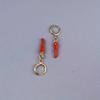 Fashion Red Pepper Chili Ear Buckle Explosion Red Pepper Earrings Y2K Earrings