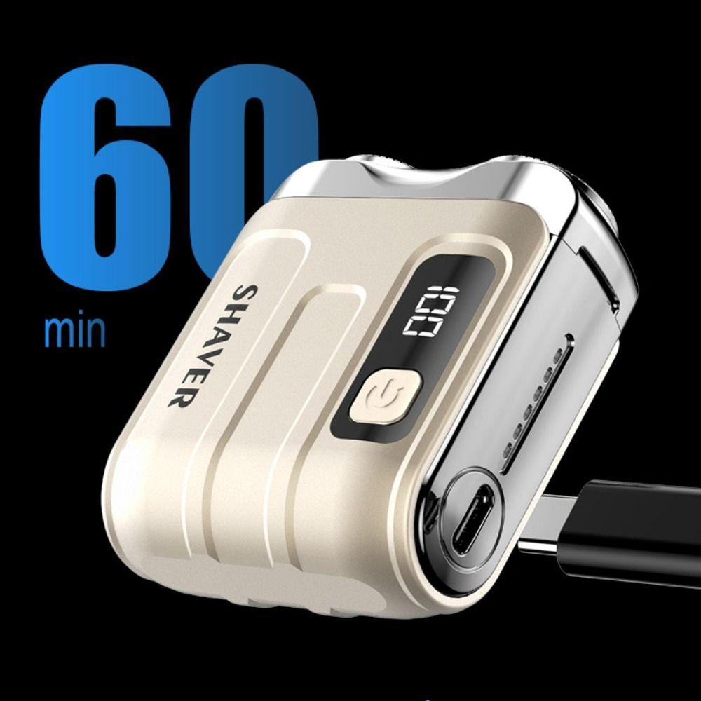 Wet Dry Shaving Pocket Shaver Rechargeable Beard Trimmer Portable Electric Razor