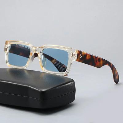 New Rectangle Sunglasses Women Men Luxurious Brand Designer Casual Sun Glasses Female Male Square Frame Outdoor Eyewear