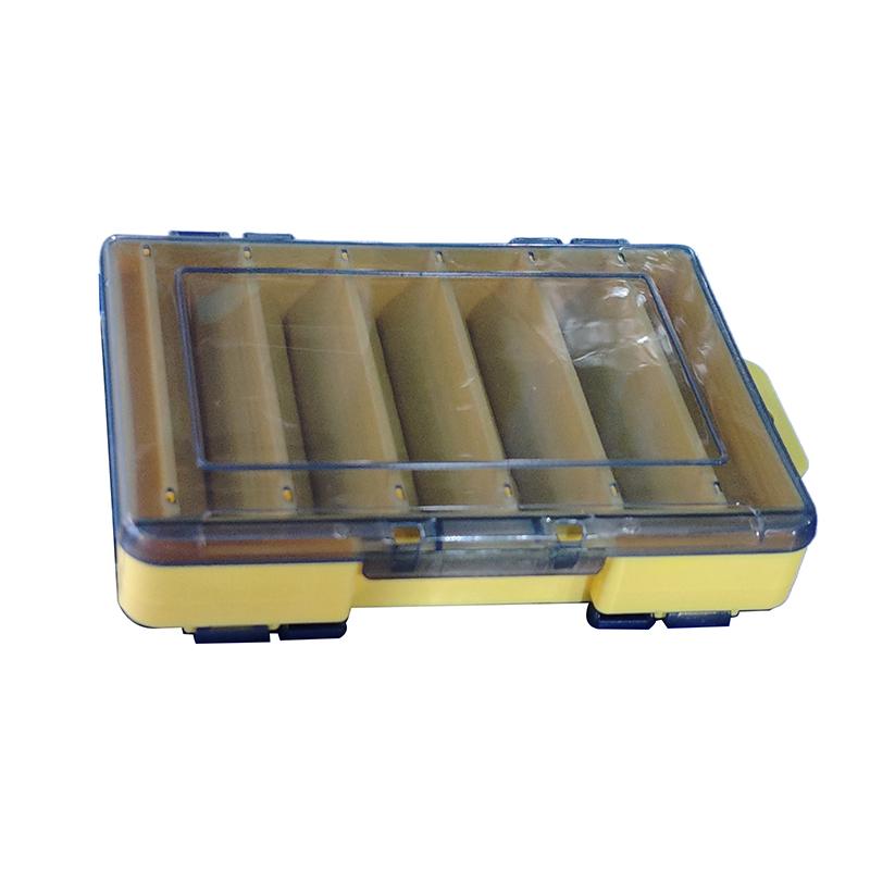 Doppelseitige Köderbox Angelwerkzeugkasten Hardbait-Box Aufbewahrungszubehörbox Angelzubehörbox