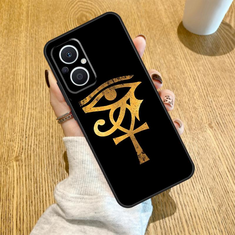 Egyptian Eye of Horus Art Funda For OPPO Reno 13 F 14F 12F 11F 8T 7 8 Lite 10 11 12 14 OPPO Find X5 X6 X8 X9 Pro Case