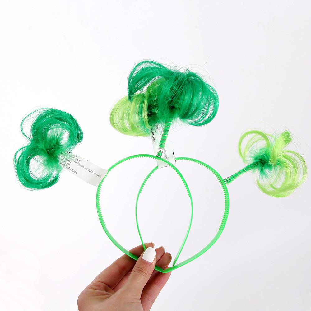 Patricks St Colorful Day Irish Themed Headband Featuring Adorable Design Shamrock