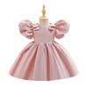 Baby Girls Princess Dress Birthday Party Wedding Piano Performance Pink Flower Girl Gown
